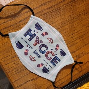 Hygge Time Face Mask with Candy Cane Design